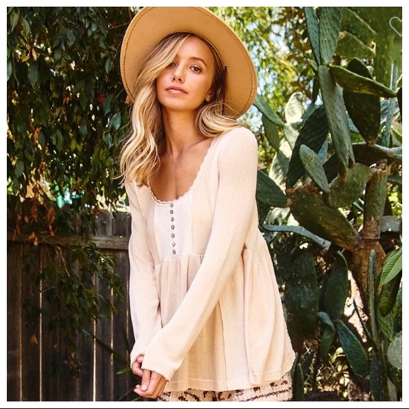 Leslie Crisscross Back Babydoll Boho Tunic Top - Picture 3 of 4